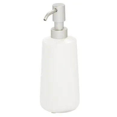 Dernier Modèle Distributeur de Savon iDesign Eco Vanity Céramique Pompe Coconot